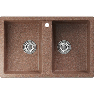 Кухонная мойка Mixline ML-GM23 NEW терракотовая 307