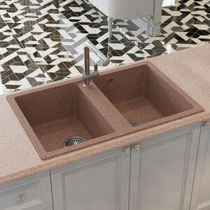 Кухонная мойка Mixline ML-GM23 NEW терракотовая 307