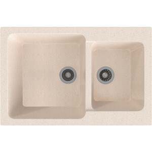 Кухонная мойка Mixline ML-GMS13 бежевая 328
