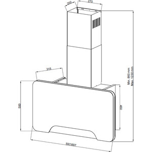 Вытяжка Kuppersberg MINT 60