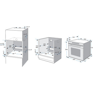 Электрический духовой шкаф Kuppersberg HT 612 BX