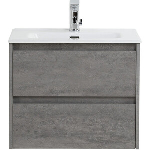 Тумба с раковиной BelBagno Kraft-39 50х39 Cemento Grigio (KRAFT 39-500/390-2C-SO-CG, BB500/390ETL)