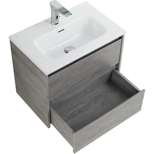 Тумба с раковиной BelBagno Kraft-39 50х39 Cemento Grigio (KRAFT 39-500/390-2C-SO-CG, BB500/390ETL)