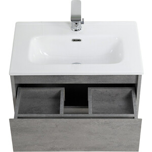 Тумба с раковиной BelBagno Kraft-39 50х39 Cemento Grigio (KRAFT 39-500/390-2C-SO-CG, BB500/390ETL)