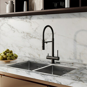 Смеситель для кухни IDDIS Ace с подключением фильтра, черный матовый (ACEBLFFi05)