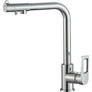 Смеситель для кухни ZorG Steel Hammer SH 572 CR с подключением фильтра, хром