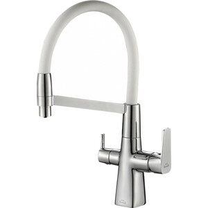 Смеситель для кухни ZorG Steel Hammer SH 818-8 CR с подключением фильтра, хром