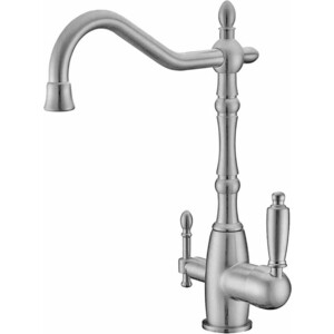 Смеситель для кухни ZorG Sanitary ZR 312 YF-33-SATIN с подключением фильтра, сатин