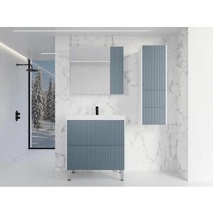 Зеркальный шкаф Style line Стокгольм 80х70 графит софт (ЛС-00002325)