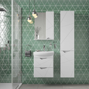 Зеркальный шкаф Sanstar Каскад 50х70 белый (405.1-2.4.1.)