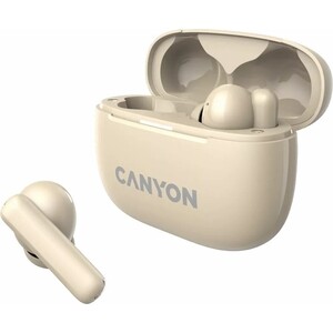 Наушники Canyon OnGo TWS-10 ANC+ENC, Beige