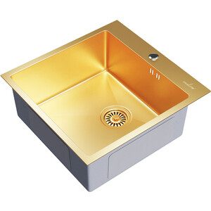 Кухонная мойка Mixline Pro 50х50 золото (4630099749403)
