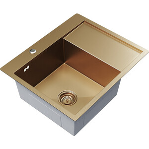 Кухонная мойка Mixline Pro 60х50 левая, бронза (4610211009417)