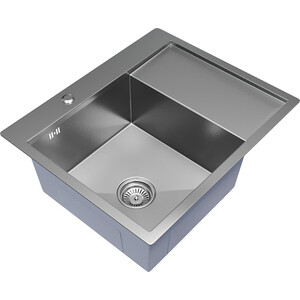 Кухонная мойка Mixline Pro 60х50 левая, сатин (4610211006256)