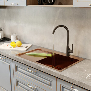 Кухонная мойка Mixline Pro 78х50 правая, бронза (4610211009363)