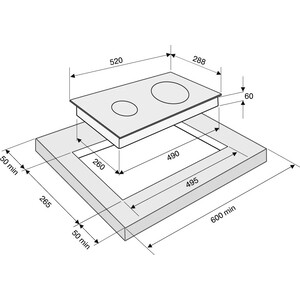 Электрическая варочная панель Krona ZAUBER 30 BL TK