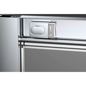 Душевая дверь Vincea Alpha 120х190 прозрачная, черная (VDS-3AL120CLB)