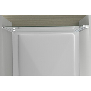 Душевая дверь Vincea Alpha 70х195 прозрачная, черная (VDP-3AL700CLB)