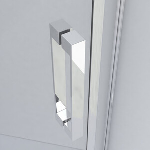 Душевой уголок Vincea Stresa 100х100 прозрачный, вороненая сталь (VSP-1S100CLGM)