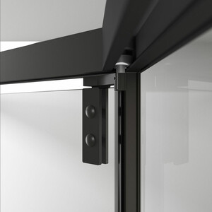 Душевой уголок Vincea Show 100х100 прозрачный, черный (VSP1-4SH100CLB)