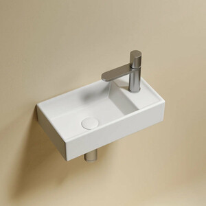 Раковина Ceramicanova Element 41х22 левая, белая матовая (CN6051LMW)