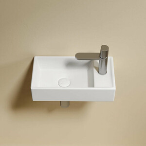 Раковина Ceramicanova Element 41х22 левая, белая матовая (CN6051LMW)