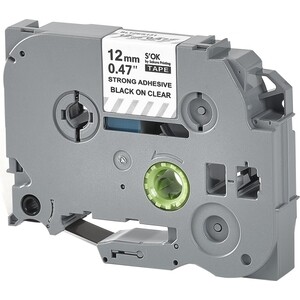 Кассета с лентой S'OK TZES131 для Brother, черный на прозрачном, 12мм/8м