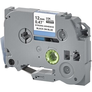 Кассета с лентой S'OK TZES531 для Brother, черный на синем, 12мм/8м