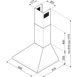 Вытяжка Smeg KSED65PE