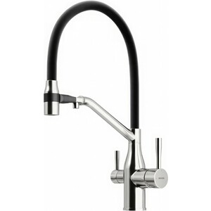 Смеситель для кухни Sancos Orta с подключением фильтра, брашированный никель (SC4008BN)