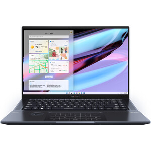 Ноутбук Asus UX7602VI-ME097X Touch 16" OLED Touch Core i9 13900H(2.6Ghz)/32Gb/1Tb/GeForce RTX4070 8GB/Win11Pro /Tech Black (90NB10K1-M005D0)