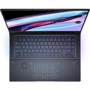 Ноутбук Asus UX7602VI-ME097X Touch 16" OLED Touch Core i9 13900H(2.6Ghz)/32Gb/1Tb/GeForce RTX4070 8GB/Win11Pro /Tech Black (90NB10K1-M005D0)