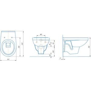 Комплект унитаза Rosa Рио с инсталляцией и клавишей хром, крышка-сиденье