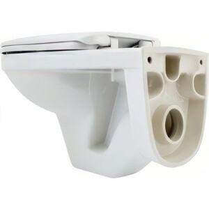 Комплект унитаза Rosa Рио с инсталляцией и клавишей хром, крышка-сиденье