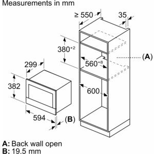 Встраиваемая микроволновая печь Bosch BFL7221B1