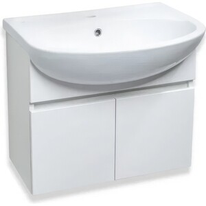 Тумба под раковину Runo Лада 60 подвесная, белая (00-00001368)