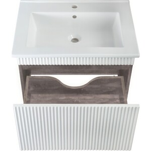 Тумба под раковину Runo Модена 65х45 железный камень (00-00001424)