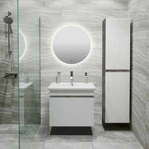 Тумба под раковину Runo Модена 65х45 железный камень (00-00001424)