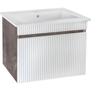 Тумба под раковину Runo Модена 75х45 железный камень (00-00001426)