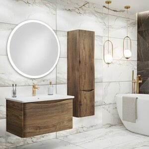 Тумба под раковину Runo Тоскана 60х45 темное дерево (00-00001414)