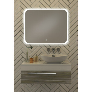 Зеркало Runo Руан 100х80 подсветка, сенсор (00-00001290)