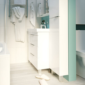 Тумба под раковину 1Marka Gaula 60х36 белая (У92515)