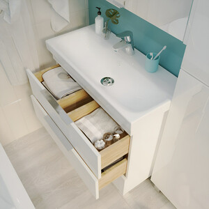 Тумба под раковину 1Marka Gaula 60х36 белая (У92515)