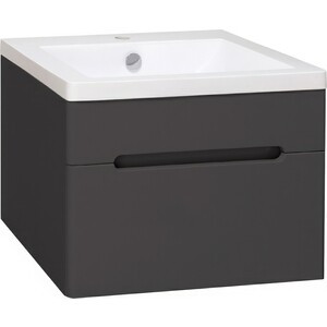 Тумба под раковину Runo Парма 60х45 графит (00-00001428)