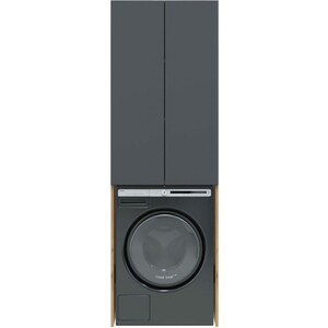 Шкаф Sanstar Graffa 65х200 над стиральной машиной, дуб вотан/графит софт (455.1-3.4.1.)