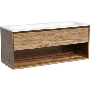 Тумба с раковиной Sancos Marmi 1.0 120х45 одно отверстие, дуб чарльстон (MR1.0120ECH, CN7017)
