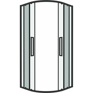 Душевой уголок Grossman Cosmo 80x80 прозрачный, черный матовый (301.K33.02.8080.21.00)