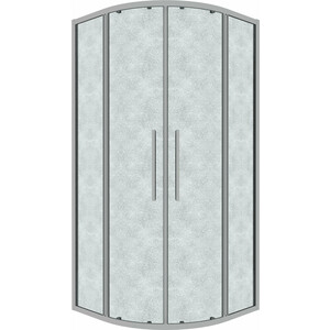 Душевой уголок Grossman Cosmo 90x90 шиншилла, хром (301.K33.02.9090.10.02)