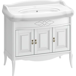 Тумба под раковину Opadiris Лоренцо 100 белая матовая (Z0000008219)