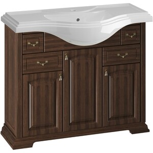 Тумба под раковину Opadiris Риспекто 100 орех антикварный (Z0000001784)